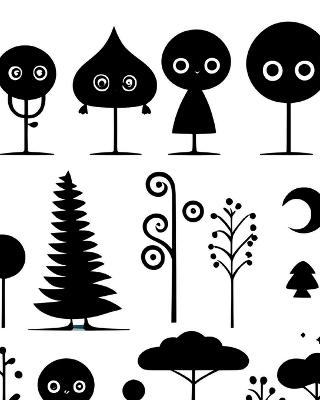 Black and White Notebook - Book Maker