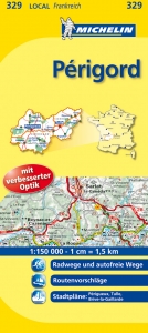 Michelin Karte Périgord. Corrèze, Dordogne - 