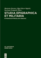 Studia epigraphica et militaria - 