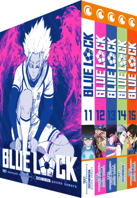 Blue Lock &ndash; Band 11-15 im Sammelschuber - Yusuke Nomura