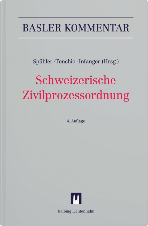 Schweizerische Zivilprozessordnung - Martina Aepli, Dorothee Auw&auml;rter, Andreas Baeckert, Daniel B&auml;hler, Katherine Bell, Jurij Benn, Tabea Berger, Beat Br&auml;ndli, Tobias Br&auml;ndli, Andrea Br&uuml;esch, Norbert Brunner, Carole Bruttin, Annette Dolge, Sophie Dorschner, Lorenz Droese, Michael Feit, Nina J. Frei, Myriam Gehri, Thomas Geiser, Philipp Gelzer, Roger Giroud, Daniel Girsberger, Niccol&ograve; Gozzi, Michael Graber, Philipp Groz, Julia Gschwend, Peter Guyan, Philipp Habegger, Peter Hafner, Julia H&auml;nni, Heinrich Hempel, Nicolas Herzog, Andri Hess-Blumer, Dieter Hofmann, Basil Hotz, Dominik Infanger, No&euml;lle Kaiser Job, Peter Karlen, Claudia Martin-Sp&uuml;hler, Stephan Mazan, Margot Michel, S&eacute;bastien Moret, Michael Mr&aacute;z, Christoph Nater, Flavio Peter, Michael R&uuml;egg, Viktor R&uuml;egg, Peter Ruggle, Ernst F. Schmid, Martin Schmid, Kurt Siehr, Thomas Sprecher, Karl Sp&uuml;hler, Kristina Tenchio, Luca Tenchio, Fabiana Theus Simoni, Claudia Visinoni-Meyer, Dominik Vock, Marc Weber, Urs Weber-Stecher, Daniel Willisegger, David Wohlgemuth, Gian Reto Zinsli