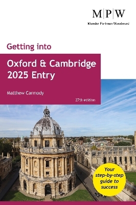 Getting into Oxford and Cambridge 2025 Entry - Mat Carmody