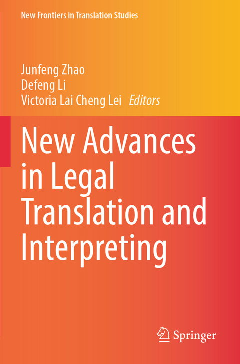 New Advances in Legal Translation and Interpreting - 
