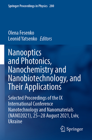 Nanooptics and Photonics, Nanochemistry and Nanobiotechnology, and Their Applications