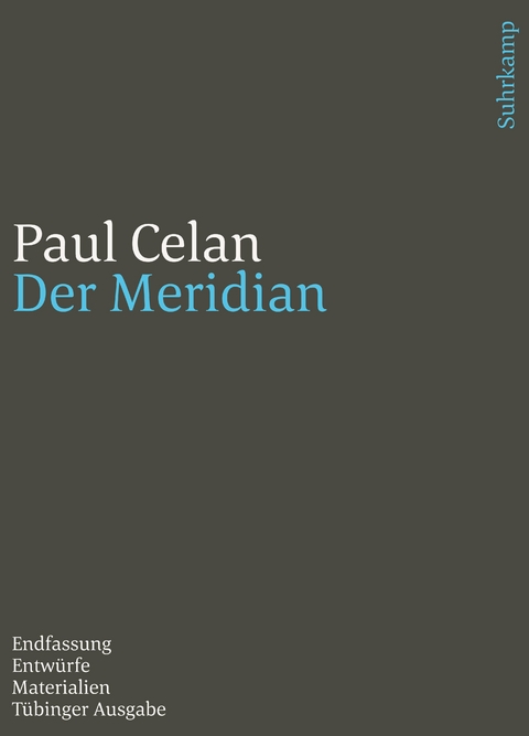 Werke. T&uuml;binger Ausgabe - Paul Celan