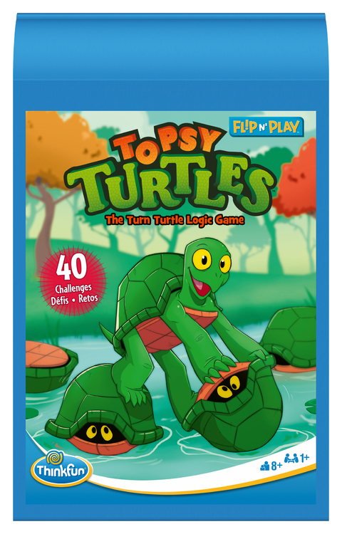 ThinkFun Flip n&rsquo; Play - Topsy Turtles - Logikspiel ab 8 Jahre