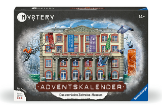 Ravensburger Mystery Pro Adventskalender - Das verrückte Zeitreisemuseum - Escape Room Erlebnis mit 24 Rätseln für Erwachsene und Teenager ab 14 Jahren, Rätsel-Adventskalender für Escape-Fans - 23853