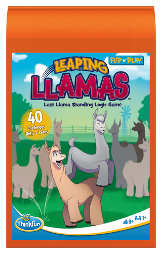 ThinkFun Flip n’ Play - Leaping Llamas - Denkspiel ab 8 Jahre