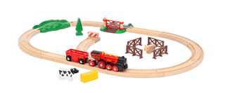 BRIO World - Rote Lola Bauernhof Zugset