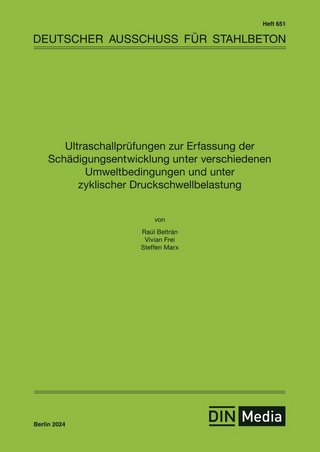 Ultraschallprüfungen zur Erfassung der Schädigungsentwicklung unter verschiedenen Umweltbedingungen und unter zyklischer Druckschwellbelastung - Buch mit E-Book