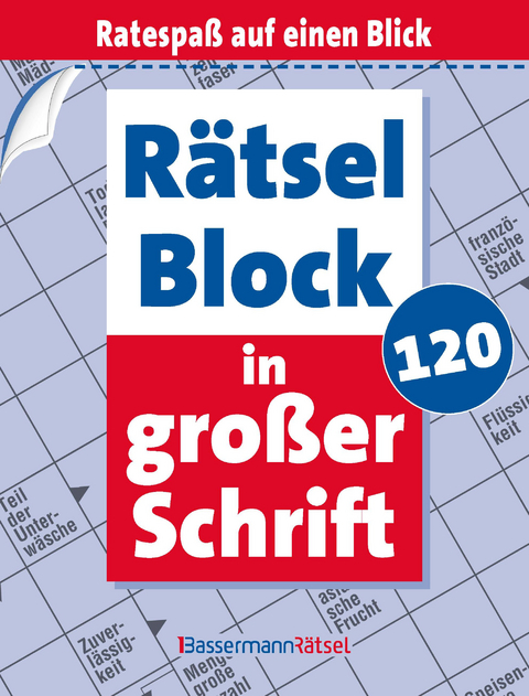 R&auml;tselblock in gro&szlig;er Schrift 120 (5 Exemplare &agrave; 2,99 &euro;) - Eberhard Kr&uuml;ger