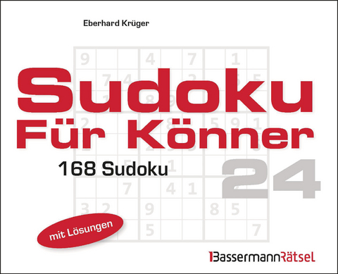 Sudoku f&uuml;r K&ouml;nner 24 (5 Exemplare &agrave; 2,99 &euro;) - Eberhard Kr&uuml;ger