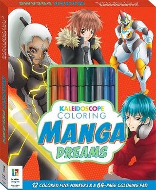 Kaleidoscope Coloring Kit: Manga Dreams