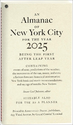 An Almanac of New York City for the Year 2025