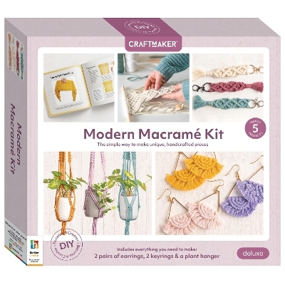 Craft Maker Modern Macrame Kit - Hinkler Pty Ltd