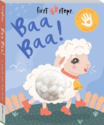 First Steps Baa Baa! Touch and Feel Board Book - Hinkler Pty Ltd