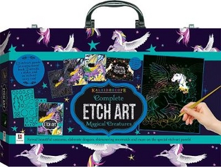 Kaleidoscope Complete Etch Art: Magical Creatures Carry Case
