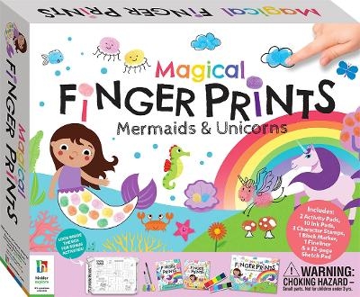 Magical Finger Prints Kit: Mermaids & Unicorns - Hinkler Pty Ltd