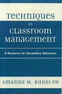 Techniques in Classroom Management