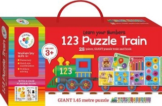 Building Blocks Puzzle Train: 123