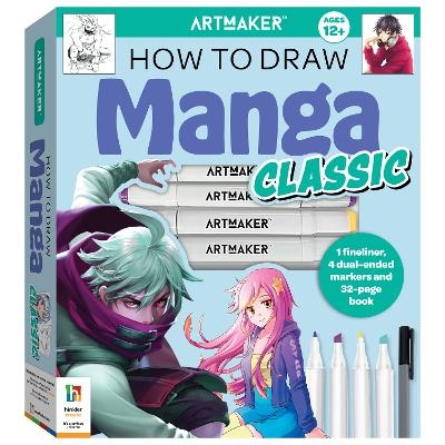 Art Maker How to Draw Manga Classic Kit - Hinkler Pty Ltd