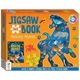 Jigsaw and Book Amazing Animals
