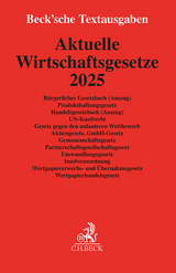 Aktuelle Wirtschaftsgesetze 2025 - 