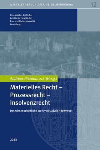 UNI 12 - Materielles Recht - Prozessrecht - Insolvenzrecht