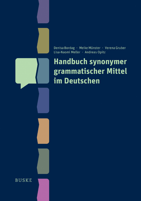 Handbuch synonymer grammatischer Mittel im Deutschen - Denisa Bordag, Meike M&uuml;nster, Verena Gruber, Lisa-Naomi Meller, Andreas Opitz