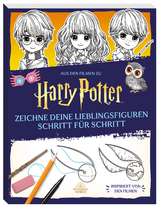 Aus den Filmen zu Harry Potter: Zeichne deine Lieblingsfiguren Schritt f&uuml;r Schritt - Isa Gouache, Violet Tobacco