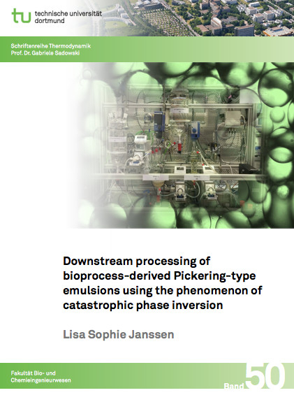 Downstream processing of bioprocess-derived Pickering-type emulsions using the phenomenon of catastrophic phase inversion - Lisa Sophie Janssen