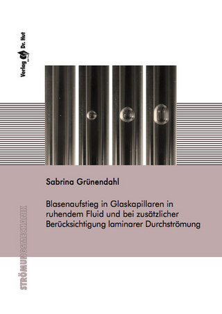 Blasenaufstieg in Glaskapillaren in ruhendem Fluid und bei zusätzlicher Berücksichtigung laminarer Durchströmung