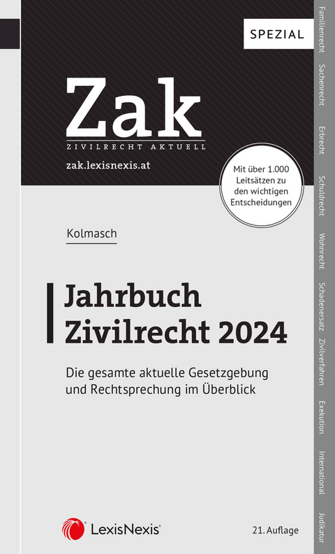 Zak Jahrbuch Zivilrecht 2024 - Wolfgang Kolmasch