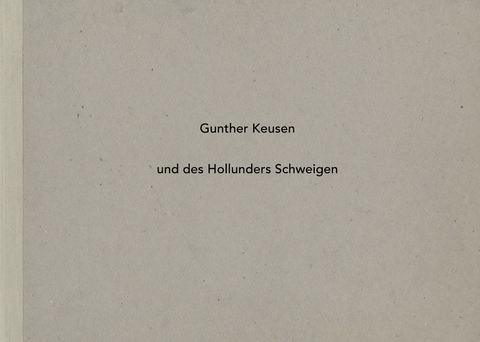 und des Hollunders Schweigen - 