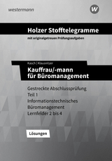 Holzer Stofftelegramme Baden-W&uuml;rttemberg &ndash; Kauffrau/-mann f&uuml;r B&uuml;romanagement - Lars Klausnitzer, Ursula Kasch, Volker Holzer