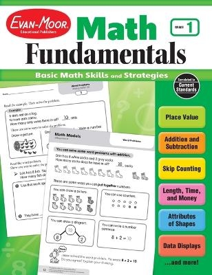 Math Fundamentals, Grade 1 Teacher Resource -  Evan-Moor Educational Publishers