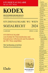 KODEX Studienausgabe Sozialrecht WU 2024 - Brameshuber, Elisabeth; Doralt, Werner