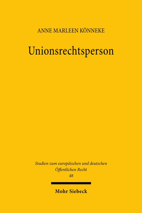 Unionsrechtsperson - Anne Marleen Könneke