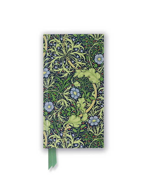 William Morris: Seaweed (Foiled Slimline Journal) - 