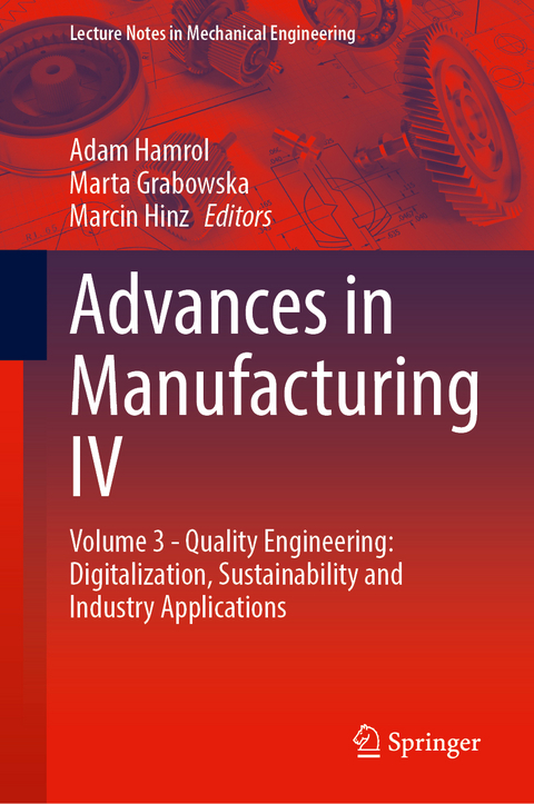 Advances in Manufacturing IV - 