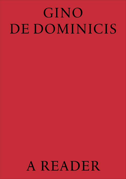 Gino De Dominicis. - Gabriele Guercio