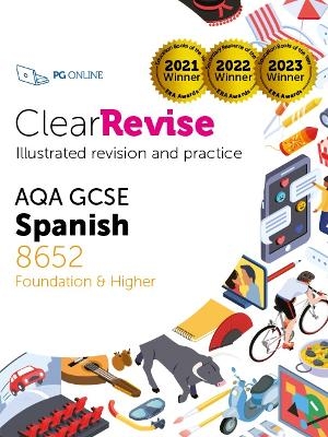 ClearRevise AQA GCSE Spanish 8692 -  PG ONLINE