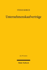 Unternehmenskaufvertr&auml;ge - Stefan Korch