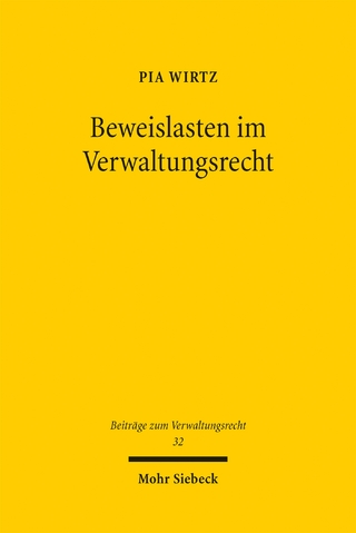 Beweislasten im Verwaltungsrecht