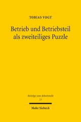 Betrieb und Betriebsteil als zweiteiliges Puzzle - Tobias Vogt