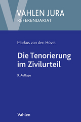 Die Tenorierung im Zivilurteil - Markus van den H&ouml;vel