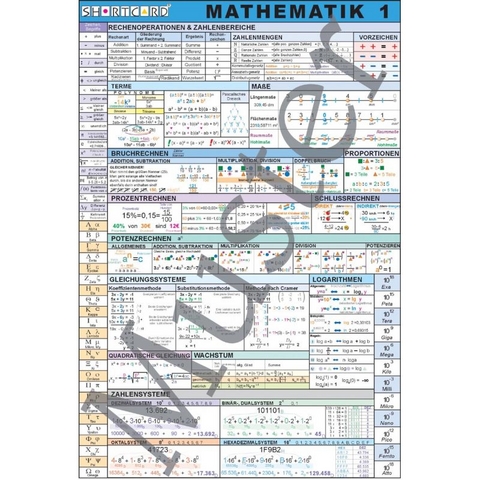Shortcard / Mathematik 1 - Gernot Grinschgl
