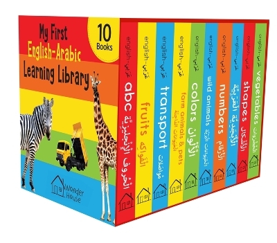 My First English-Arabic Learning Library Bilingual Boxset of 10 Pictures for Kids - Covers Basic Concepts and Everyday Topics -  Wonder House Books
