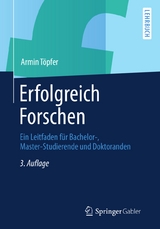 Erfolgreich Forschen - Armin T&ouml;pfer