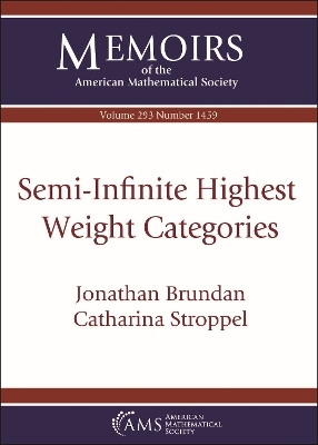 Semi-Infinite Highest Weight Categories